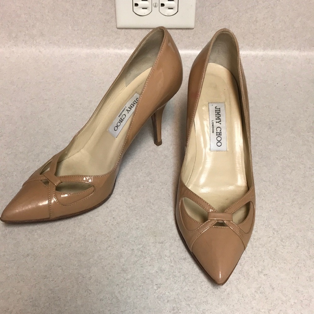Jimmy Choo nude heels